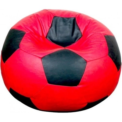 TiaHome futbalová lopta červeno čierna
