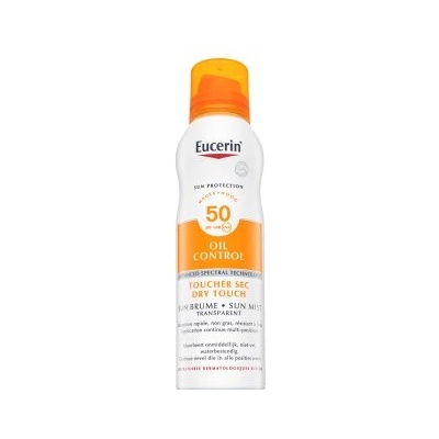 Eucerin Sun Protection Oil Control спрей за загар Sun Spray Transparent Dry Touch SPF 50 200 ml