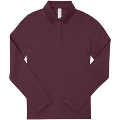 B&C Dámske polo tričko PW462 Burgundy