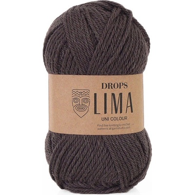Příze DROPS Lima uni colour 5610 - hnědá