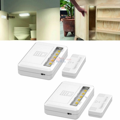Solight LED svetielka do skriní komôd a zásuviek 40lm 2x AAA 2ks v balení WL908