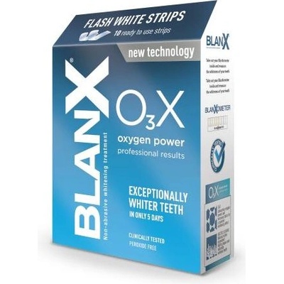 BlanX O3X Oxygen Power Flash White Strips ленти за избелване на зъби 10 бр