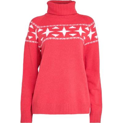 8848 Altitude Дамски вълнен пуловер 8848 altitude Women's Sage Wool Rollneck Sweat Merino jumper - Poinsetta Red - размер 34 (EU) (105-6269-0111)