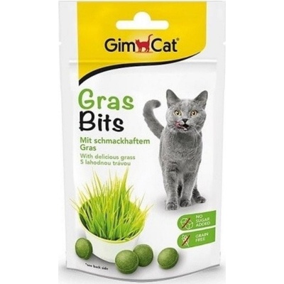 GimCat Gras Bits Tablety s kočičí trávou 40g – Zbozi.Blesk.cz