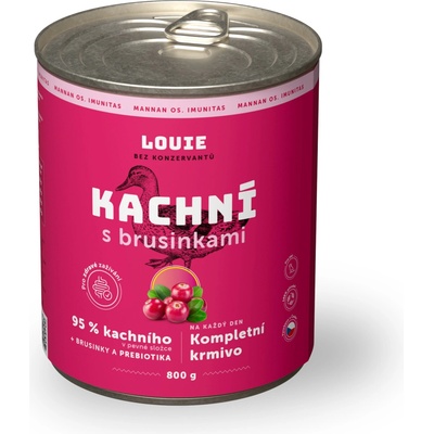 Louie Dog kačacie s brusnicami . 800 g