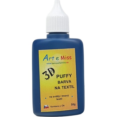 Artemiss Napeňovacia 3D farba na textil 32 tyrkysová