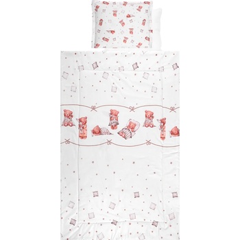 Lorelli Спален комплект 4 части - Мече с възглавничка, бежов 20800026101