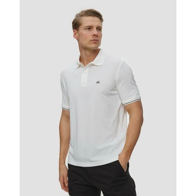 C.p. Company Tacting Piquet Short Sleeve Polo biele