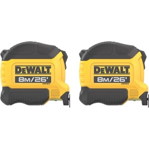 DEWALT Ролетка Dewalt Compact series 8 м, 2 броя в опаковка DWHT38127-9 (DWHT38127-9)