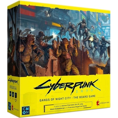 CD Projekt Настолна игра Cyberpunk 2077: Gangs of Night City - Стратегическа (BGBG0005077N)