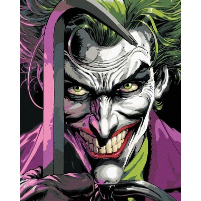 Zuty Joker s páčidlem batman 40 x 50 cm vypnuté plátno na rám 8596530134299