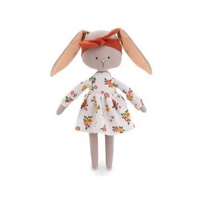 Králíček Lucinka v květovaných šatech od firmy ORANGE TOYS Lucy the Bunny 29 cm