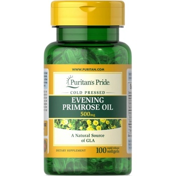 Image 1 of Puritan's Pride Evening Primrose Oil 500 mg [100 Гел капсули]
