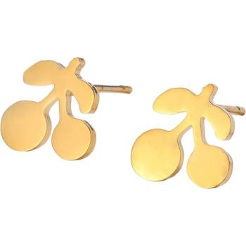 HARAHU Обеци Golden Cherry - Златни KP21734 (21734)