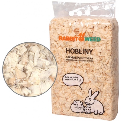 Hobliny podestýlka lis. hrubá TOP RabWeed 0,6 kg 30 l