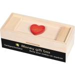 Fridolin Логически 3D пъзел Fridolin Money Gift Box, Натур, Сърце