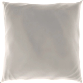 Kvalitex hladká bavlna biely 50 x 50 cm