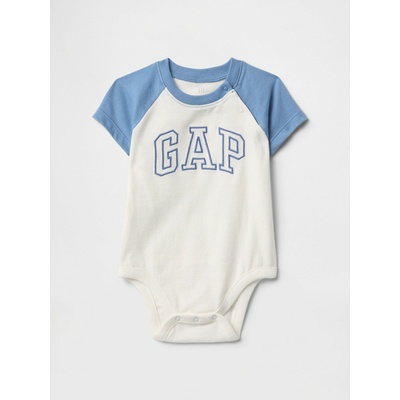 GAP Бебешко боди с логото на Gap GAP | Byal | Момчешки | 62-68