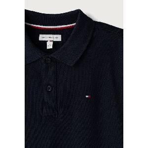 Tommy Hilfiger тениска с яка за деца от памук (KB0KB09103.128.176.9BY2)