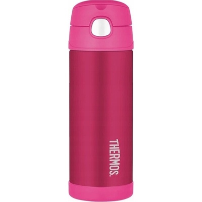 Thermos FUNtainer dětská termoska se slámkou 470 ml růžová
