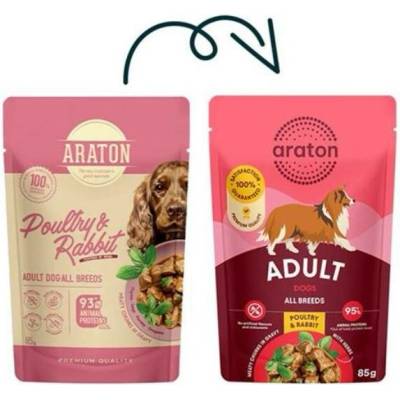 Araton Dog Adult Poultry & Rabbit 85 g