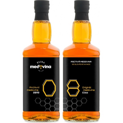 Medovina Elisa dárek k 8. výročí 11% 2 x 0,5 l