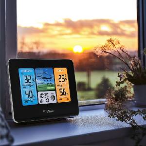 GreenBlue Метеорологична станция GreenBlue GB522 (46003) LCD Wi-Fi черна (GB522)