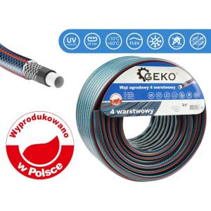 GEKO Градински маркуч 4-слойен 3/4", 50 м 60728 (g73788)