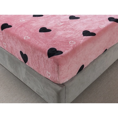 Xpose Mikroplyš plachta LOVE Exclusive 90x200