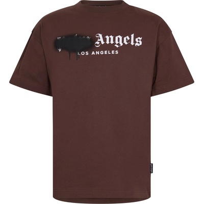 Palm angels Тениска PALM ANGELS Men's Spray T-Shirt - Brown/Black