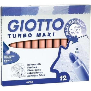 GIOTTO Turbo Maxi Комплект маркери 5 mm Pink 12 бр (F456007)