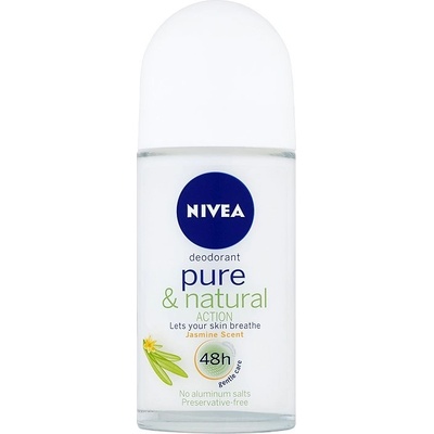 Nivea Pure & Natural Action Lotos roll-on 50 ml