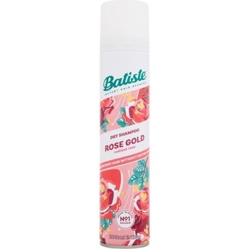 Batiste Dry Shampoo Rose Gold Suchý šampón s vůní bergamotu a jasmínu 200 ml