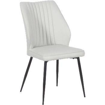 Carmen Трапезен стол laredo y еко кожа - светлосив 29 (3532141)