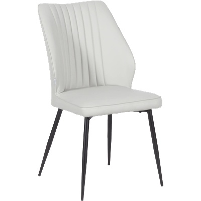 Carmen Трапезен стол laredo y еко кожа - светлосив 29 (3532141)