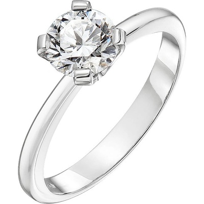 Tiami Prsten z bílého zlata s diamantem Luna RLUW22511