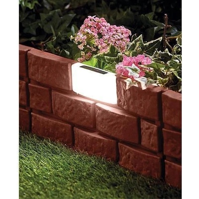 Obruba GB004, 45x29 cm, plastová, Solar, LED, bal. 4 ks
