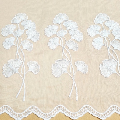 Záclona 835 GINKO biela 180 cm