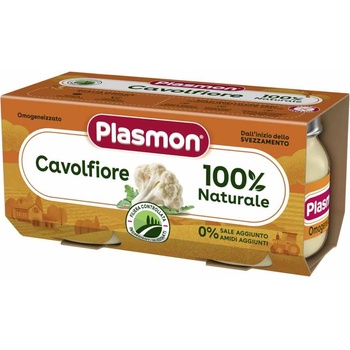 PLASMON Зеленчуково пюре Plasmon - Карфиол, 2 х 80 g (3384)