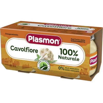 PLASMON Зеленчуково пюре Plasmon - Карфиол, 2 х 80 g (3384)