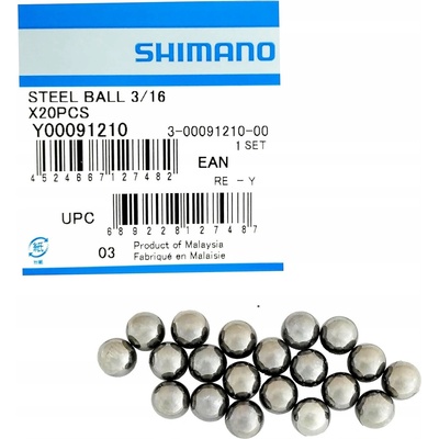 Shimano guličky doho náboja 20ks