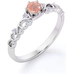 Silenti Jewelry Сребърен пръстен "Елеганс" - 8 - 57мм (18.1мм диам. )