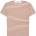 KnowledgeCotton Apparel Мъжка тениска Knowledgecotton apparel Organic Cotton Striped T-Shirt - Red Stripe (216-8556-0211)