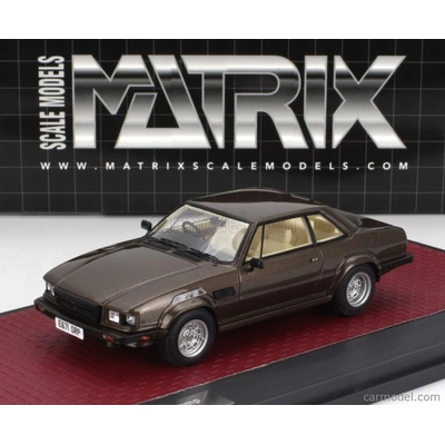 Matrix scale models De tomaso Longchamp Gts/e 1988 Brown Met 1:43