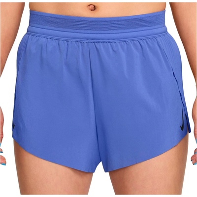 Nike Дамски шорти за бягане Nike Women's AeroSwift Dri-FIT ADV Mid-Rise 3'' Running shorts - Sapphire / Black / White / Black (112-4580-0314)