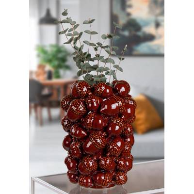 Gilde Gilde Valcovitá váza Bellota, 30 cm