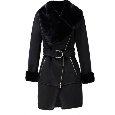 Salsa jeans Палто Salsa jeans Shearling coat - Black (Black)