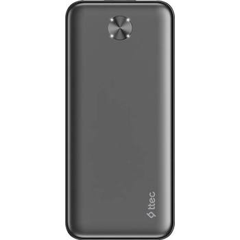 Ttec Външна батерия ttec - ReCharger, 20000 mAh, черна (8694470004457)
