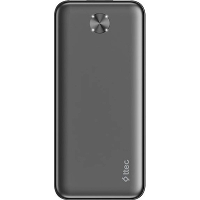Ttec Външна батерия ttec - ReCharger, 20000 mAh, черна (8694470004457)