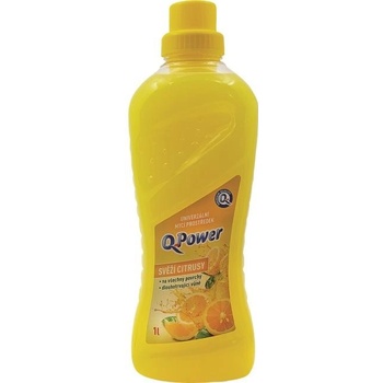 Q-Power Univerzálny umývací prostriedok Svieže citrusy 1 l citrusy